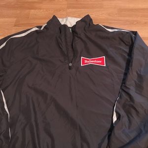 Budweiser 1/4 Zip Windbreaker